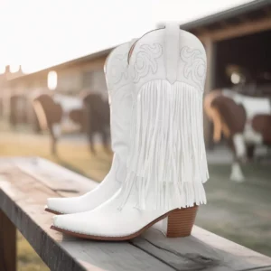 fringe cowgirl boots