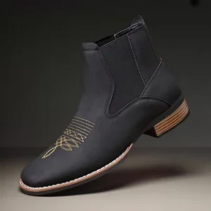 ankle cowboy boots men's