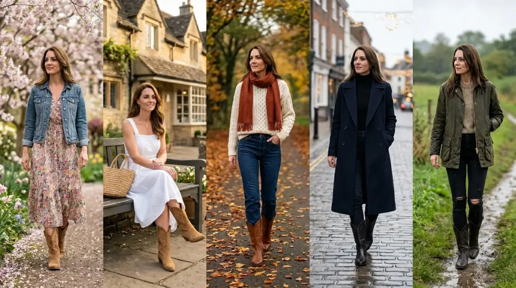 Cowboy Boots in British Weather