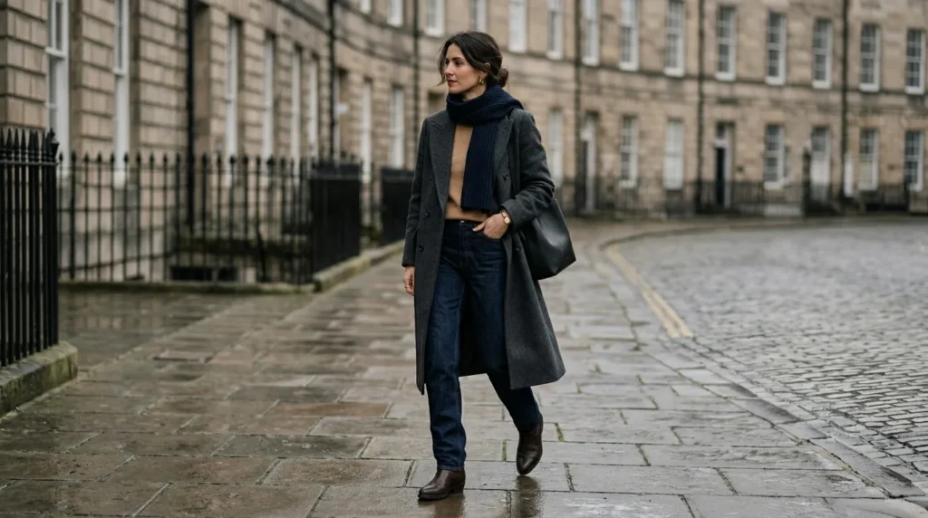 Cowboy Boots With Jeans in British Weather
